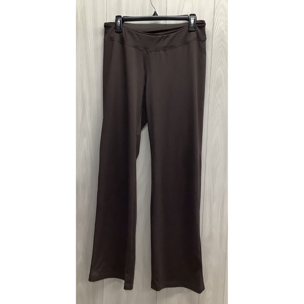 UNBRANDED Women's (Size 16x31") Brown Lounge Pants Stretch‎ Boot Cut *Stain*